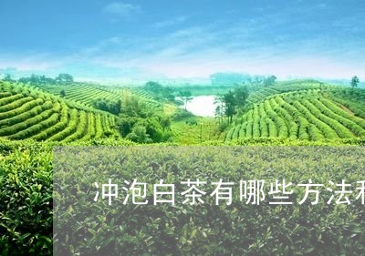 冲泡白茶有哪些方法和步骤/2023040256150