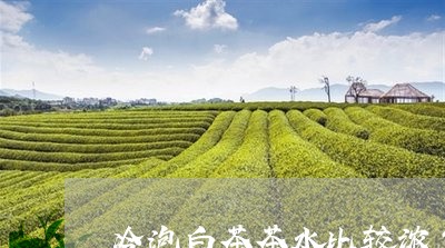 冷泡白茶茶水比较浓怎么办/2023040258473