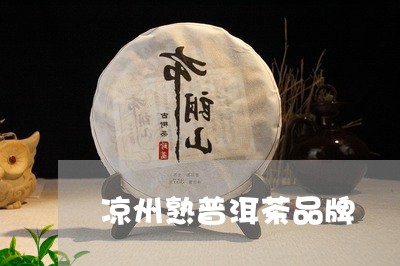 凉州熟普洱茶品牌/2023040933037