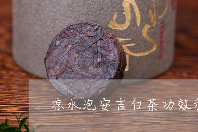 凉水泡安吉白茶功效和作用/2023040218264