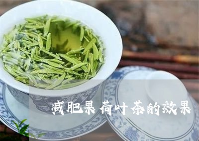 减肥果荷叶茶的效果/2023041768513