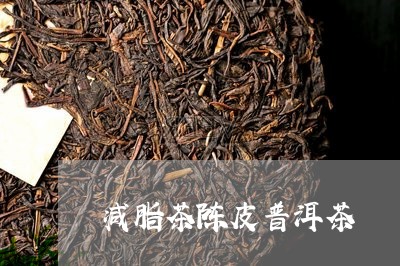 减脂茶陈皮普洱茶/2023041324960