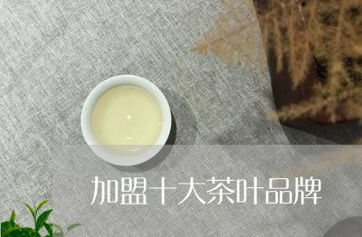 加盟十大茶叶品牌/2023031882928