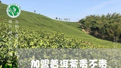 加盟普洱茶贵不贵/2023032967268