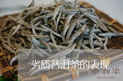 劣质普洱茶的表现/2023041048359