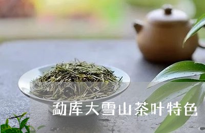 勐库大雪山茶叶特色/2023041471595