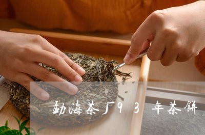 勐海茶厂93年茶饼/2023032250526