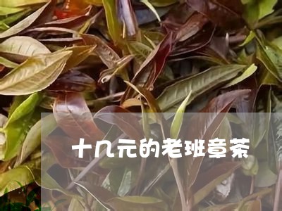 十几元的老班章茶/2023032905259