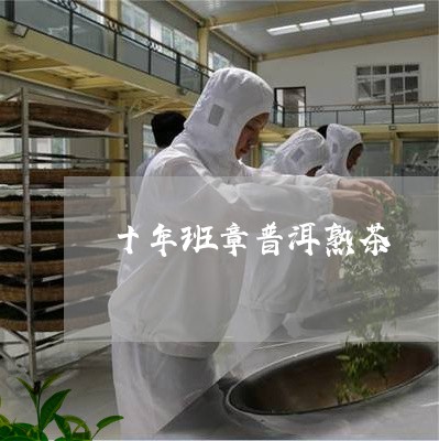 十年班章普洱熟茶/2023032997382