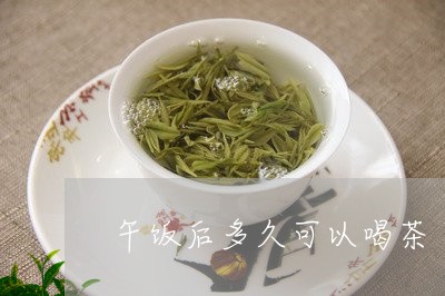 午饭后多久可以喝茶/2023032083627