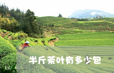 半斤茶叶有多少包/2023032616351