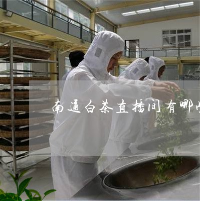 南通白茶直播间有哪些平台/2023040273815