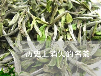 历史上消失的名茶/2023032504958