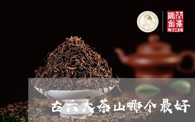 古六大茶山哪个最好/2023041628373