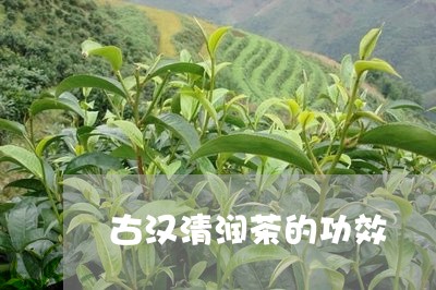 古汉清润茶的功效/2023032525057