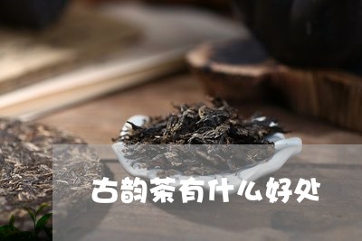 古韵茶有什么好处/2023032235936