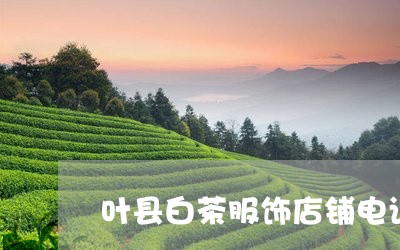 叶县白茶服饰店铺电话地址/2023040219414