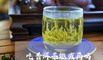 吃普洱茶能减药吗/2023031647259