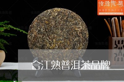 合江熟普洱茶品牌/2023041093827