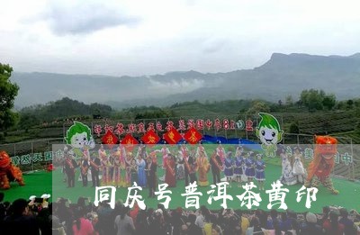 同庆号普洱茶黄印/2023041381705