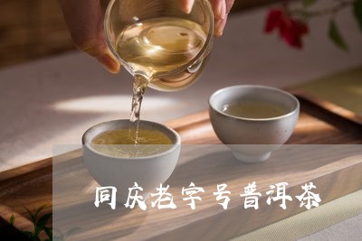 同庆老字号普洱茶/2023041003849