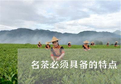 名茶必须具备的特点/2023041633949