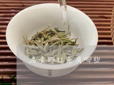 名贵的红茶有哪些/2023032299524