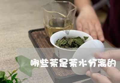 哪些茶是茶水分离的/2023031982715