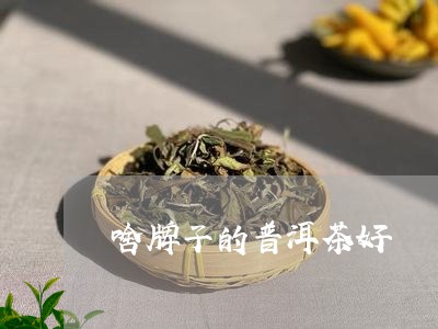 啥牌子的普洱茶好/2023041306158