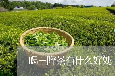 喝三降茶有什么好处/2023041582706