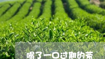 喝了一口过期的茶/2023032227618