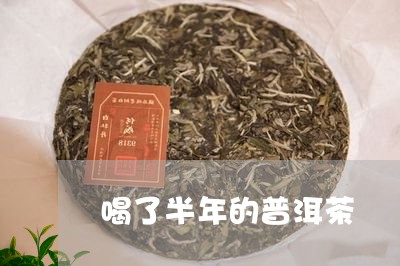 喝了半年的普洱茶/2023041085269