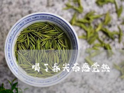 喝了春尖茶感觉热/2023032289684