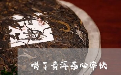 喝了普洱茶心率快/2023041071683