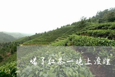 喝了红茶一晚上没睡/2023031962815