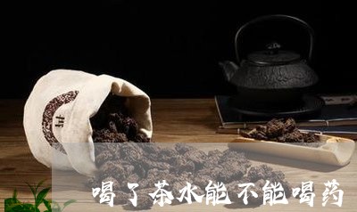 喝了茶水能不能喝药/2023041548581