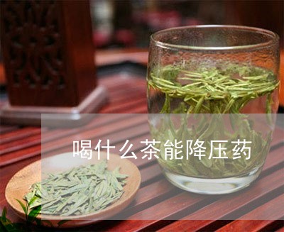 喝什么茶能降压药/2023032248313