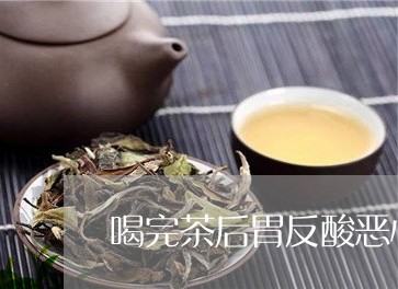 喝完茶后胃反酸恶心/2023041585837