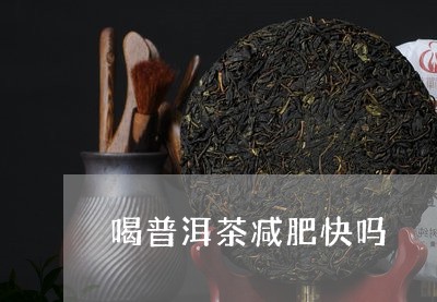 喝普洱茶减肥快吗/2023031721582