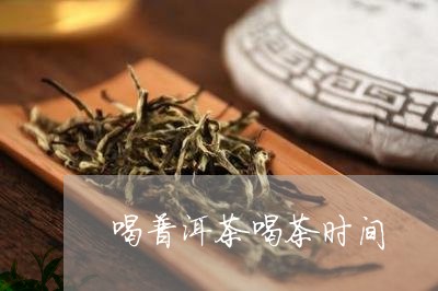 喝普洱茶喝茶时间/2023041004048