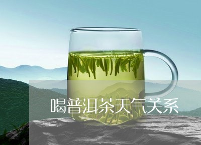 喝普洱茶天气关系/2023041175027