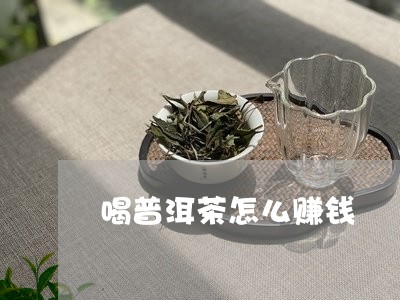 喝普洱茶怎么赚钱/2023041240626