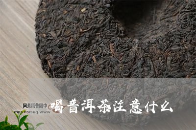 喝普洱茶注意什么/2023041258473