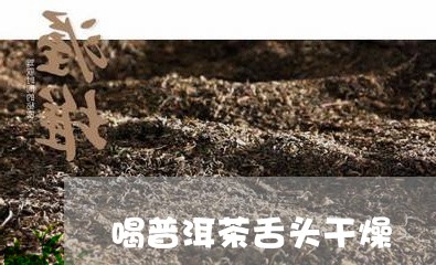 喝普洱茶舌头干燥/2023041069581