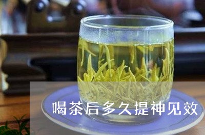 喝茶后多久提神见效/2023041697585