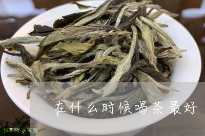 在什么时候喝茶最好/2023041696080