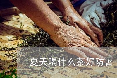 夏天喝什么茶好防暑/2023031934957