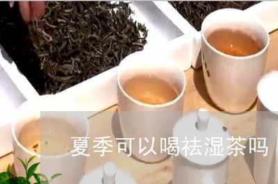 夏季可以喝祛湿茶吗/2023041404069