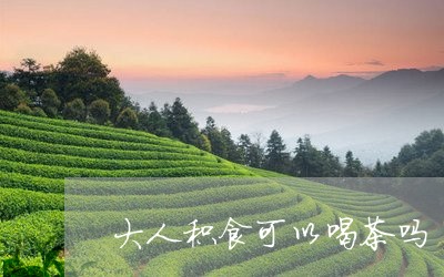 大人积食可以喝茶吗/2023032093168