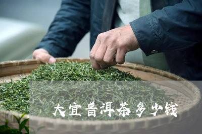 大宜普洱茶多少钱/2023033072827